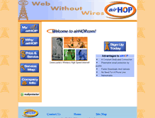 Tablet Screenshot of airhop.com